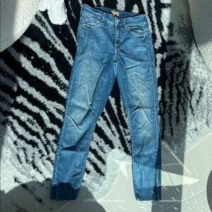 MOTHER Blue Denim Jeans